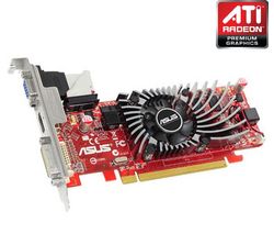 ASUS Radeon HD 5450 - 1 GB GDDR3 - PCI-Express 2.1 (EAH5450/DI/1GD3(LP)) + Kabel DVI-D samec / samec - 3 m (CC5001aed10)