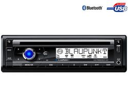BLAUPUNKT Autorádio CD/MP3 USB Bluetooth Toronto 400BT + Kabel Tug'n Block jack samec 3,5 mm/2,5 mm + Pouzdro pro autorádiovou fasádu EFA100