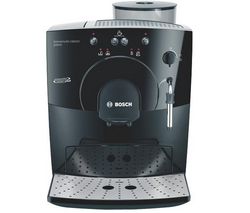 BOSCH Prístroj na espresso TCA5201 + Čistící tablety 15563 x4  pro kávovar + Dávkovací lžicka + Sada 2 sklenice espresso PAVINA 4557-10