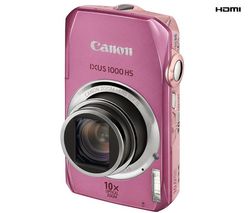 CANON Digital Ixus  1000 HS - ružový + Pameťová karta SDHC 8 GB + Pouzdro Kompakt 11 X 3.5 X 8 CM CERNÁ + Mini trojnožka Pocketpod