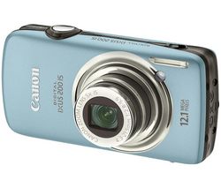 CANON Digital Ixus  200 IS modrý + Pouzdro kompaktní kožené 11 x 3,5 x 8 cm + Pameťová karta SDHC 8 GB