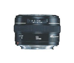 CANON Objektiv EF 50mm f/1.4 USM + Pouzdro SLRA-1 + Filtr UV HTMC 58mm
