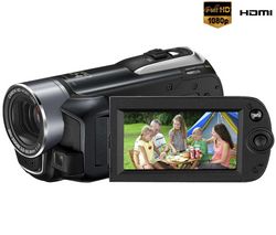 CANON Videokamera Legria HF R16 černá + Brašna + Pameťová karta SDHC 16 GB + Kabel HDMi samcí/HDMi mini samcí (2m)
