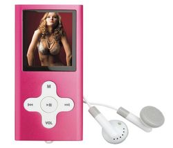 CLIP SONIC MP3 prehrávač MP206 Rádio 4 GB - ružový