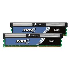 CORSAIR Pameť PC XMS3 2 x 4 GB DDR3 1333 - PC3 - 10666 CL9 (CMX8GX3M2A1333C9)