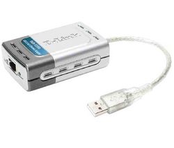 D-LINK Adaptér Ethernet USB 2.0 10/100 Mb DUB-E100