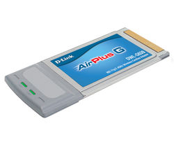 D-LINK Karta PCMCIA WiFi 54 Mb AirPlusG DWL-G630