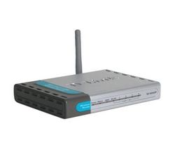 D-LINK Router WiFi 54mbps DI-524UP - switch 4 ports a vestavený server tisku USB + Kabel Ethernet RJ45 (kategorie 5) - 10m