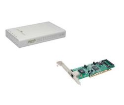 D-LINK Switch Ethernet 8 ports Gigabit 10/100/1000 Mb DGS-1008D + Carte PCI Ethernet Gigabit DGE-528T