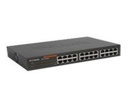 D-LINK Switch Ethernet Gigabit 24 portu 10/100/1000 MB DGS-1024D + Kabel Ethernet RJ45 zkrížený (kategorie 5) - 1m