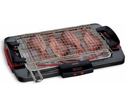 DELONGHI Elektrický gril barbecue BQ78 + Kartácek na mrížky 3 v 1 - 63637