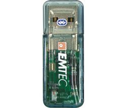 EMTEC Klíč USB Bluetooth v2.0 (100m) + Čistící stlačený plyn vícepozicní 250 ml + Distributor 100 mokrých ubrousku + Čistící pena pro monitor a klávesnici EKNMOUMIN