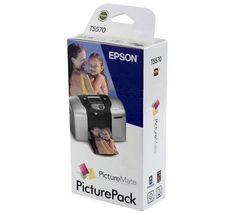 EPSON PicturePack T5570 cartrige inkoust barevný  + fotografický papír 10x15 - 135 listu