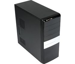 FOXCONN Skríň PC TSAA680 + napájení 450 W + Čistící stlačený plyn 335 ml + Distributor 100 mokrých ubrousku + Čistící pena pro monitor a klávesnici EKNMOUMIN