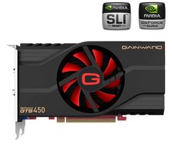 GAINWARD GeForce GTS 450 - 1 GB GDDR5 - PCI-Express 2.0 (1329-GTS450-1GB) + Brýle GeForce 3D Vision + Náhradní brýle GeForce 3D Vision