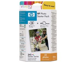 HP Sada catrtrige inkoustová N°343 - Barevná + Fotografický papír - 10x15 cm - 60 listu pro Photosmart 320,330,370,380,420,470,2570,2600,2700,7800,8000,8150,C3180, PSC 2575 + Kabel USB A samec/B samec 1,80m