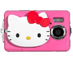 INGO Digitální fotoaparát Hello Kitty + Baterie NiMH LR03 (AAA) 1000 mAh (balení 4 ks) + Pameťová karta 2 GB