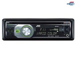 JVC Autorádio USB/CD KD-R511E + Transformátor napetí do auta PINB150U