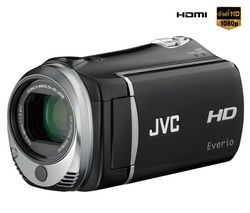 JVC Videokamera GZ-HM330 - černá + Baterie BN-VG114 + Pameťová karta SDHC 8 GB + Kabel HDMi samcí/HDMi mini samcí (2m)
