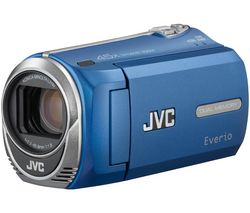 JVC Videokamera GZ-MS210 modrá + Čtecka karet 1000 v 1 USB 2.0 + Brašna + Pameťová karta SDHC 4 GB