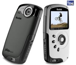 KODAK Mini vodotesná videokamera ZX3 černá + Nylonové pouzdro TBC-302 + Kompatibilní baterie KLIC-7004 + Pameťová karta SDHC 4 GB