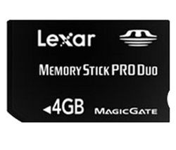 LEXAR Pameťová karta Memory Stick PRO Duo - Premium 4 GB
