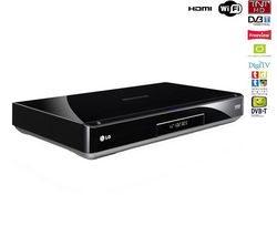 LG Multimediální prehrávač rekordér MS400H + DVD-RW 4,7 GB (5 kusu)