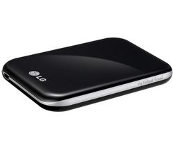 LG Prenosný externí pevný disk XD5 500 GB černý/stríbrný + Pouzdro SKU-PHDC-1 modré