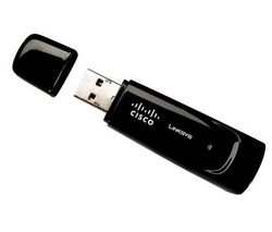 LINKSYS Klíč USB WiFi RangePlus Wireless WUSB100-EU