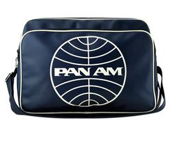LOGOSHIRT Pan Am Globe Travel Bag Taška pres rameno 29cm Navy