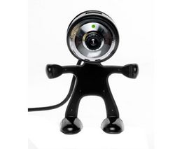 MAD-X Webcam Poppies Collection - černá + Hub 2-v-1 7 Portu USB 2.0 + Kabel USB 2.0 A samec/ samice - 5 m (MC922AMF-5M)