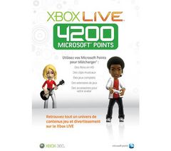 MICROSOFT Karta Xbox Live - 4200 bodu