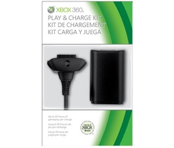 MICROSOFT Nabíjecí sada Play & Charge Xbox 360