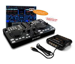MIXVIBES U-MIX Control Pack (mixážní pult DJ USB U-MIX Control + Program DJ MixVibes + Zvuková karta U-MIX44)