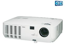 NEC Videoprojektor NP210 3D Ready + WMSP152S Universal Video Projector Mount