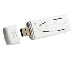 NETGEAR Klíč USB WN111 Wireless-N 300 Mbps + Hub USB 4 porty UH-10