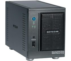 NETGEAR Úložný server ReadyNAS Duo (bez pevného disku) RND2000-100ISS + DeskStar - 2 x 1 TB - 7200 RPM - 16 MB - SATA II