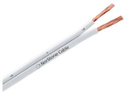 NORSTONE Kabel pro reproduktory Classic White W250 - PVC bílá