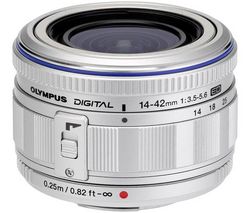 OLYMPUS Objektiv Zuiko Digital ED 14-42mm f/3,5-5,6 stríbrný
