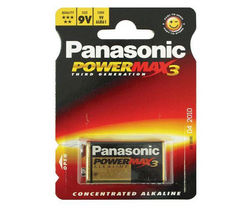 PANASONIC Baterie Power Max 3 6LR61 (9V) - 12 kusu