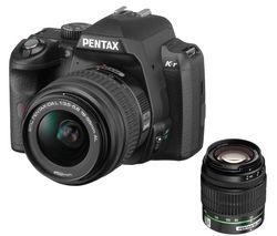 PENTAX K-r černá + objektiv DAL 18-55 mm + objektiv DAL 55-200 mm