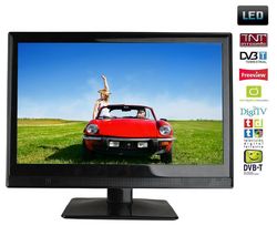 Q-MEDIA Televizor LED QL22A8-B + Držák na stenu Pixmono pro LCD obrazovky 10-30
