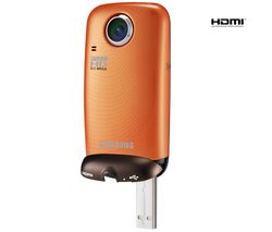 SAMSUNG Kapesní videokamera HMX-E10P oranžová