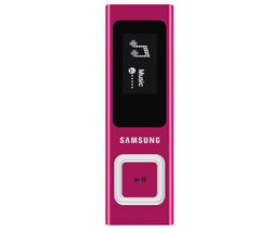 SAMSUNG MP3 prehrávač FM YP-U6AP 4 GB - ružový