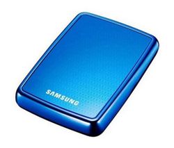 SAMSUNG Prenosný externí pevný disk HXMU050DA - USB 2.0 - 500 GB - modrá