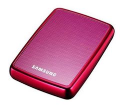 SAMSUNG Prenosný externí pevný disk HXMU050DA - USB 2.0 - 500 GB - ružový