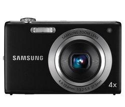 SAMSUNG ST60 černý + Pouzdro Samsung - tmave šedé + Pameťová karta SDHC 4 GB