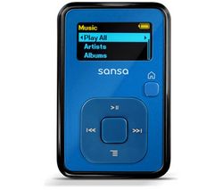 SANDISK MP3 prehrávač Rádio FM Sansa Clip+ 4 GB - modrý + Vysílač FM TuneCast II F8V3080EA