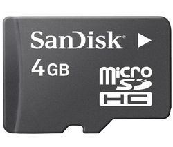 SANDISK Pameťová karta microSD 4 GB