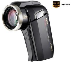 SANYO HD Videokamera  HD2000 černá + Baterie DB-L50 pro Sanyo + Pameťová karta SDHC 8 GB